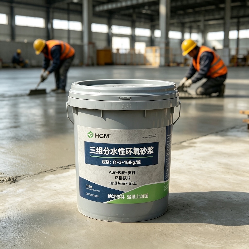 新浦三组份水性环氧砂浆